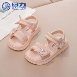 回力 童鞋女童鞋子2026夏季新款女孩凉鞋露趾公主风简约百搭沙滩鞋