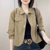 幸运音符 牛仔短外套