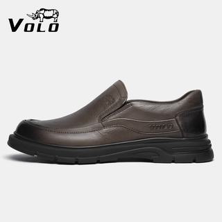 VOLO 软底透气真皮 商务正装鞋