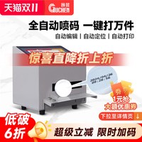 顾晨 S1桌面式静态喷码机手持小型台式打码机打生产日期保质期桌式打码器桌面静态喷码机
