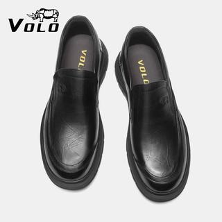 VOLO 软底透气真皮 黑色 44码 男士商务正装鞋
