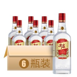 五粮浓香 五粮液 尖庄 红盖 绵柔浓香型白酒 50度 588mL*6瓶 整箱装