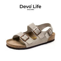 Devo Life 软木鞋 男女同款休闲拖鞋