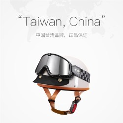 Evo 头盔复古半盔摩托电动车安全帽 CA-019-1