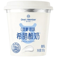 1号会员店 0蔗糖高蛋白希腊酸奶 300g