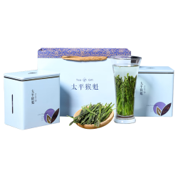 铁木山 太平猴魁 手工捏尖 雨前绿茶 200g