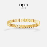 APM Monaco 金黄色波浪Up and Down手链