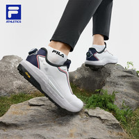 FILA 男鞋BOA探险家2户外徒步鞋透气跑步鞋 斐乐白/经典蓝-WB 40