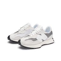 new balance NB327系列男鞋女鞋透气百搭情侣运动休闲鞋 U327WED 灰色/白色/灰白色 37 (脚长22.5cm)