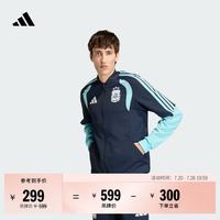 adidas 阿根廷队足球休闲文化修身夹克外套男新款阿迪达斯官方   深藏青蓝/蓝色/白色   M