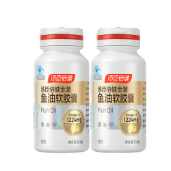 汤臣倍健 金装鱼油软胶囊60粒*2瓶