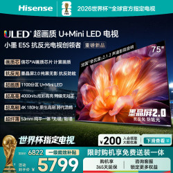 海信 小墨系列 75E5S 液晶电视 75英寸 4K