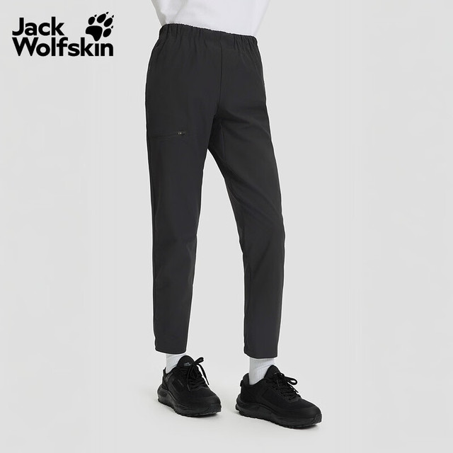 Jack Wolfskin A65167A PRELIGHT防风双层软壳裤 黑色 S
