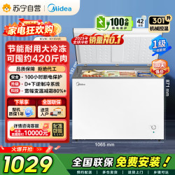美的 冷柜BD/BC-301KM(E)白色
