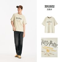 森马 2026宽松圆领印花短袖T恤 白色 M码