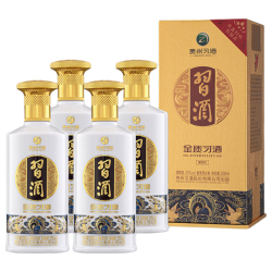 习酒 金质 酱香型白酒 口粮酒  53度 500mL 4瓶