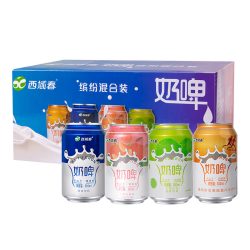 西域春 奶啤300ml*12罐 4种口味