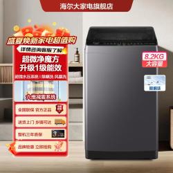 Leader 海尔出品统帅8.2公斤/10.2公斤全自动波轮洗衣机抗菌小型家用租房