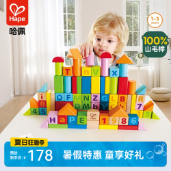 Hape 木质积木 80粒盒装
