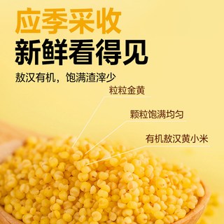 绿之坊 有机敖汉黄小米 五谷杂粮