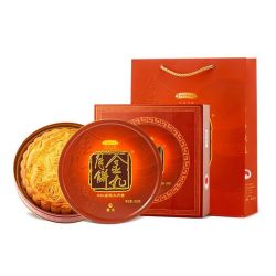 金九月饼 伍仁金腿大月饼 1000g