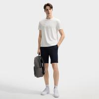 FILA 男装男式时尚运动休闲T恤男士简约户外日常针织短袖衫
