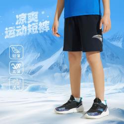 安踏 儿童裤子男童短裤五分裤夏季薄款呼吸棉五分裤3-6岁安踏童装