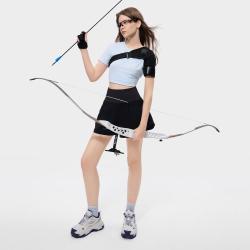 FILA 女装FUSION系列针织短袖衫女士时尚百搭运动T恤