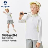 navigare 意大利小帆船 儿童长袖POLO衫