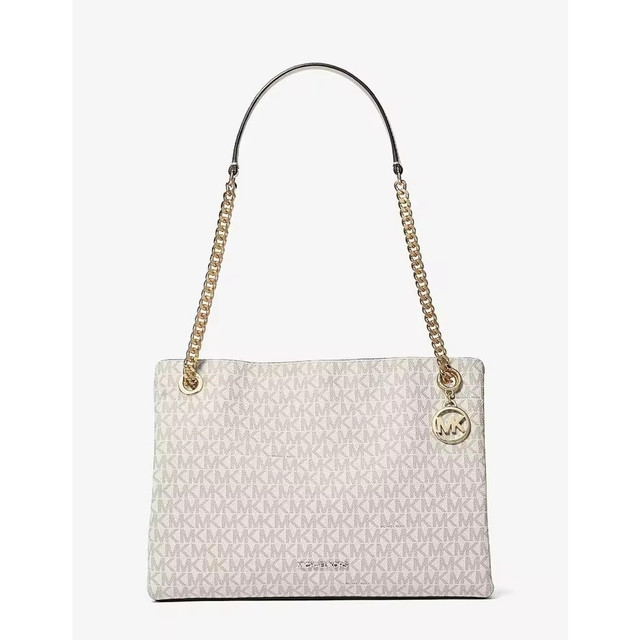 限新用户：MICHAEL KORS Christina 女士斜挎包 Medium Signature Logo Messenger Bag