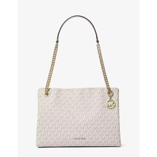 限新用户：MICHAEL KORS Christina 女士斜挎包 Medium Signature Logo Messenger Bag