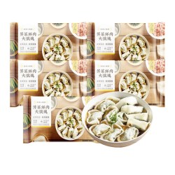 珍味小梅园 中国大陆 荠菜鲜肉大馄饨 256g*5袋