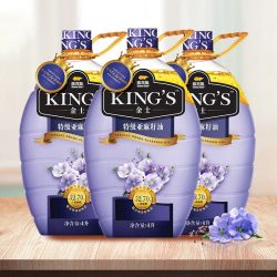 KING'S 金士特级冷榨纯亚麻籽油 12L 4L*3桶