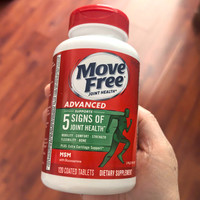 益节 moveFree  氨糖软骨素维骨力绿瓶 大瓶120粒