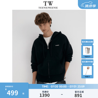 TEENIE WEENIE 连帽刺绣毛衣 黑色 L