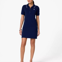Kate Spade Ruffle系列 女士徽标Polo连衣裙