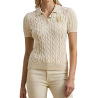RALPH LAUREN 拉夫劳伦 绞花针织棉质Polo衫