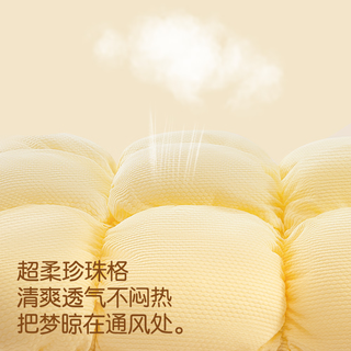 京东京造 泡芙枕 A类抗菌防螨 40x60cm 纤维枕芯