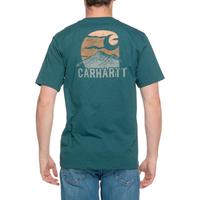 carhartt 107519 宽松轻量山地图案 短袖T恤
