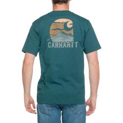 carhartt 107519 宽松轻量山地图案 短袖T恤