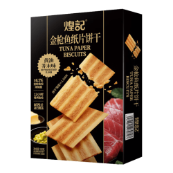 煌记 金枪鱼饼干 黄油芥末味 210g