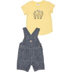 carhartt CG9925 女童短袖T恤背带裤套装