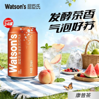 屈臣氏 康普茶气泡水 200ml*24罐 苏打水