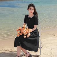 三彩 微胖系列 女士短袖连衣裙 2026夏款