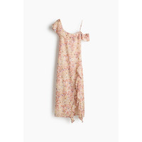 H&M 不对称露肩吊带连衣裙