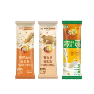 移动端、88VIP：维维 食养豆奶豆浆9口味随心选独立装冲泡