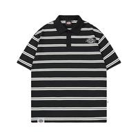Dickies 撞色条纹翻领短袖POLO衫