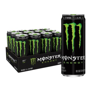 移动端、88VIP：可口可乐 魔爪能量 Monster Energy魔爪功能饮料能量风味饮料原味330ml*12罐整箱