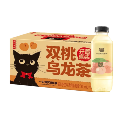 伊刻活泉 双桃乌龙茶 500ml*15瓶
