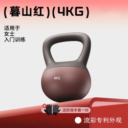 博舒健 软壶铃男士家用女士提壶哑铃练臀翘臀材运动塑形深蹲6kg